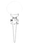 Opviq Lámpara de Pared Exterior Negra BBO-68172-BSY